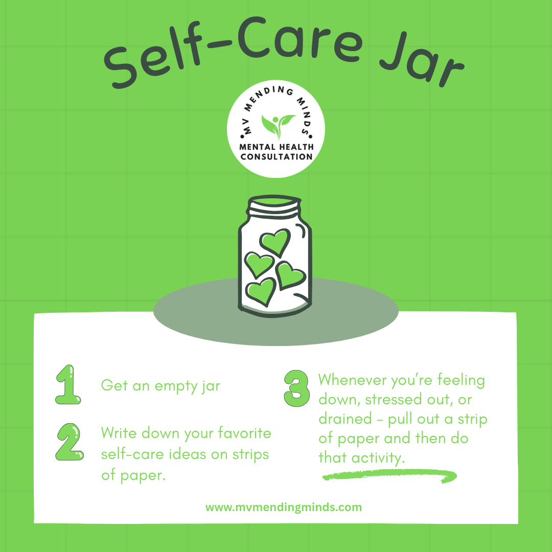 Self-Care tips by MV Mending Minds Mental Counselling Service in Mattapan MA