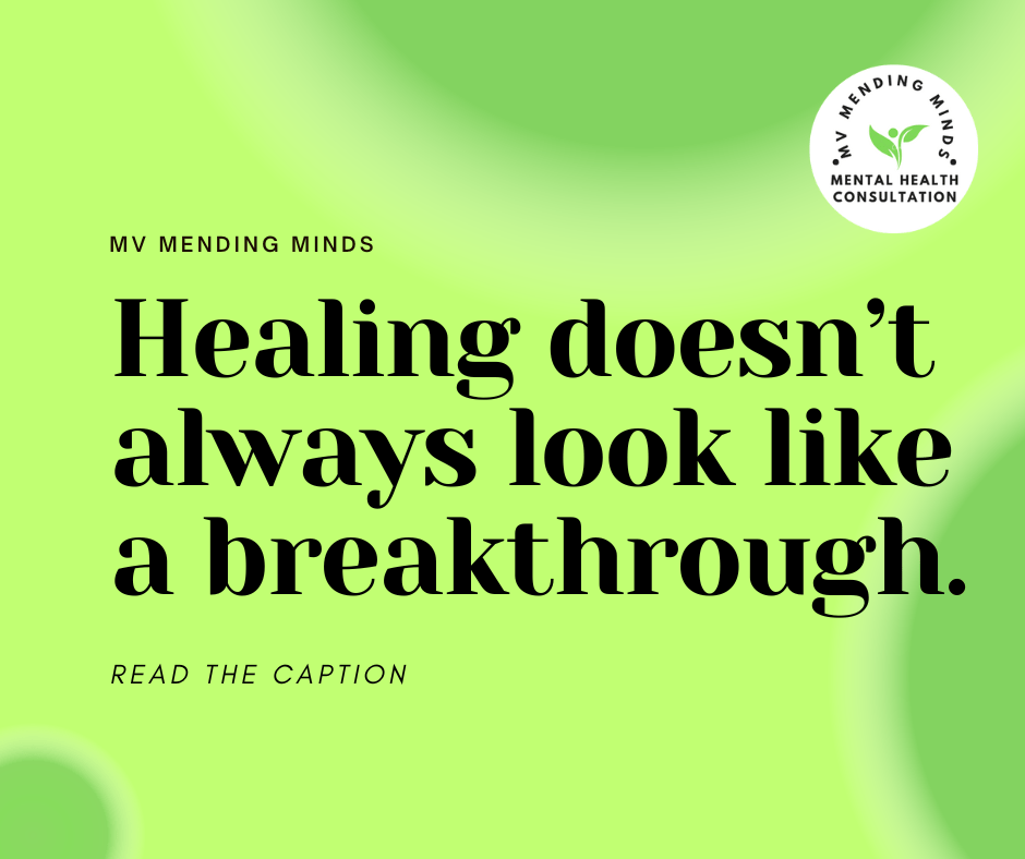 The Quiet Power of Healing By MV Mending Minds Mattapan
